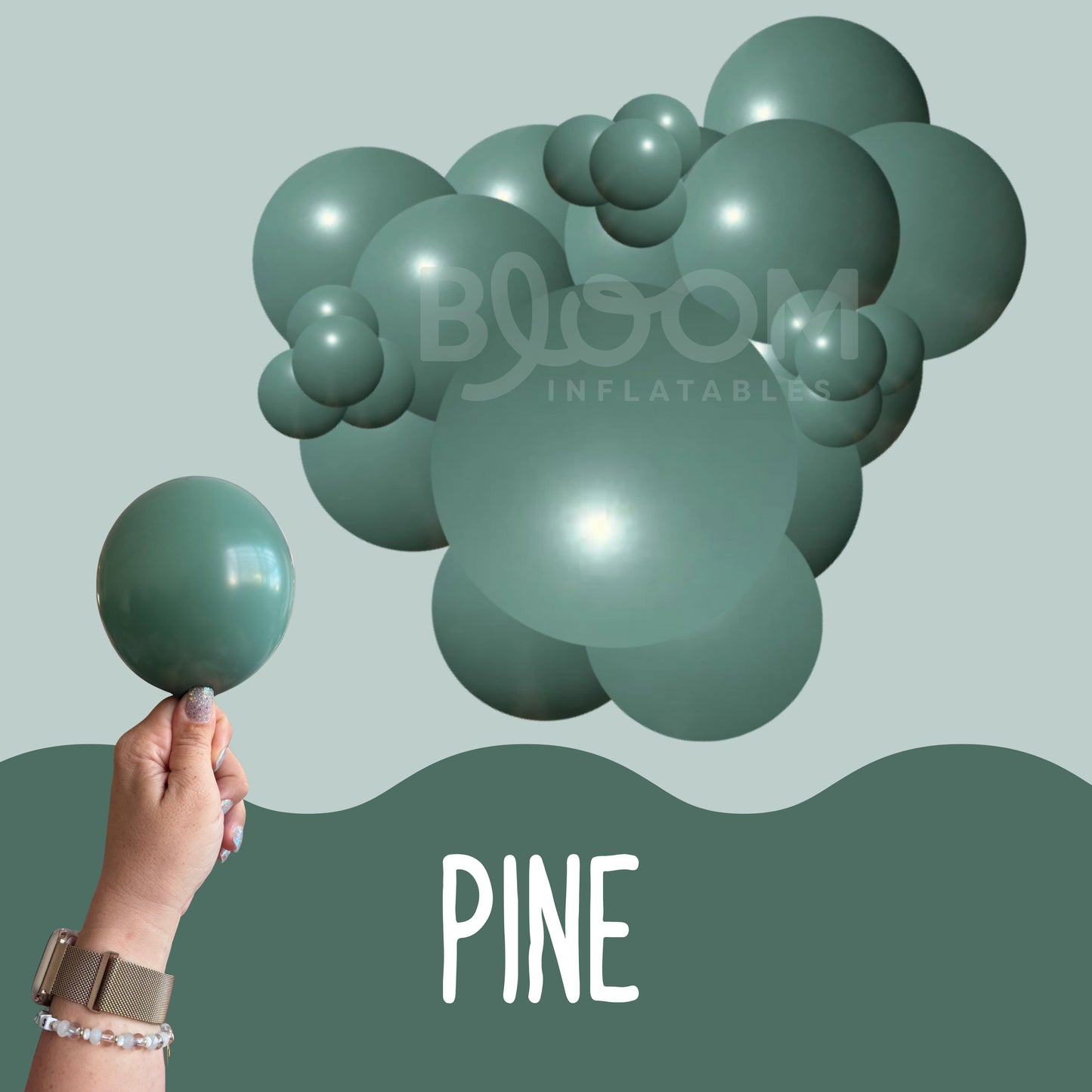 Teddy Bear Balloon Garland